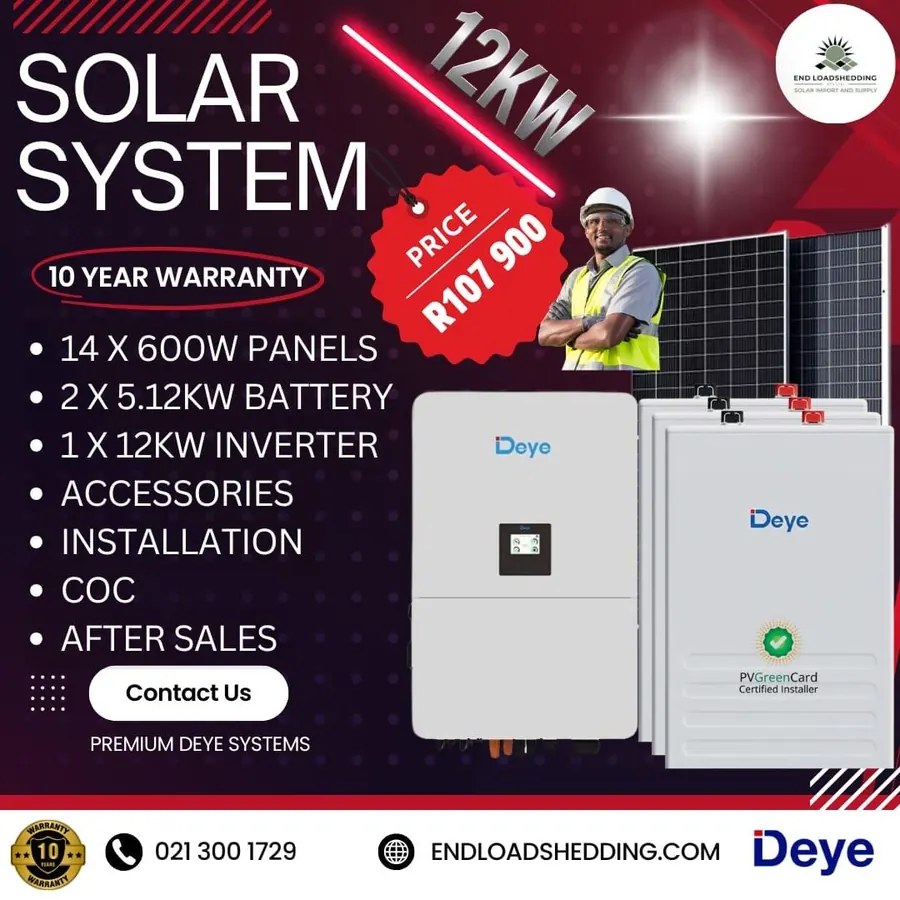 Deye 12kW Hybrid Inverter SUN-12K-SG04LP3